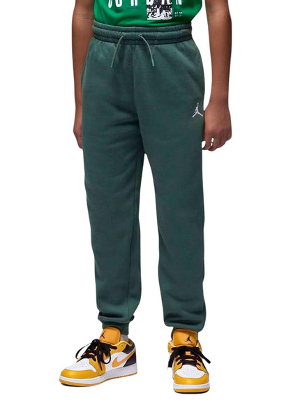 Pantalone in felpa verde con logo per bambino Jordan 95F113 E8J 