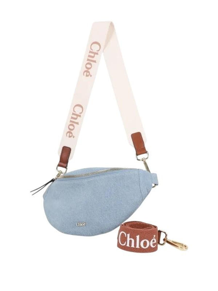 Marsupio in denim con logo per bambina§ Chloé C20880 Z10 