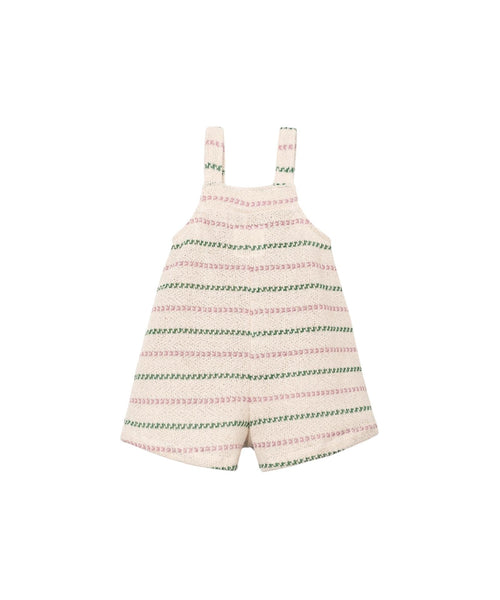 Salopette in maglia beige a righe per bambina Play up 4AS11501 R366P 