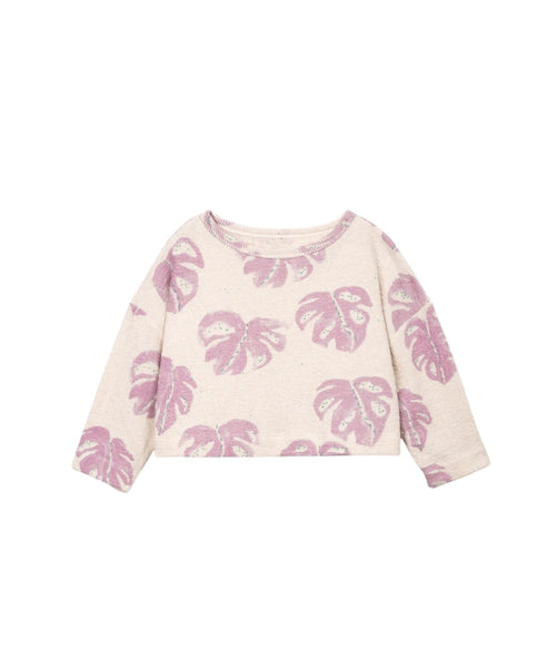 Maglia beige con stampa all over per bambina Play up 4AS11351 E798N 