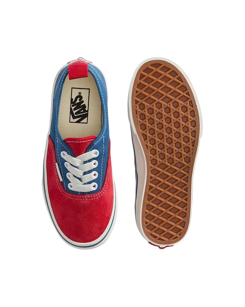 Sneakers Authentic Elastic Lace blu e rossa per bambini Vans VN000VACIZQ1 RED 