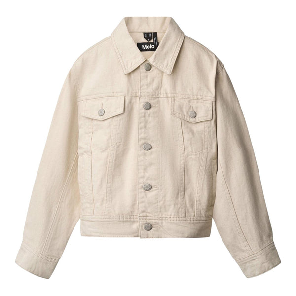 Giubbino in denim sabbia per bambini Molo HIPOLITO 8894 