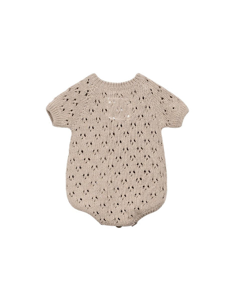 Tutina beige in maglia lavorata per neonata Play up 0AS11508 P0088 