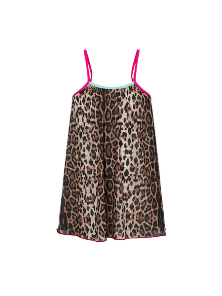 Abito a fantasia leopardata per bambina F**K FJ26-SG0116X02 FANT 