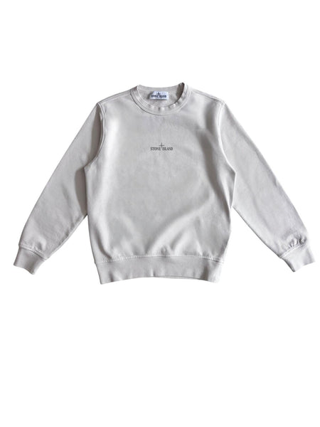 Felpa burro con stampa logo per bambino Stone Island L1S166100018 S0370 V0097 