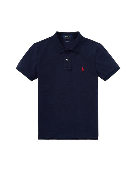 Polo blu con logo per bambino Ralph Lauren Kids 323547926004 NAVY 