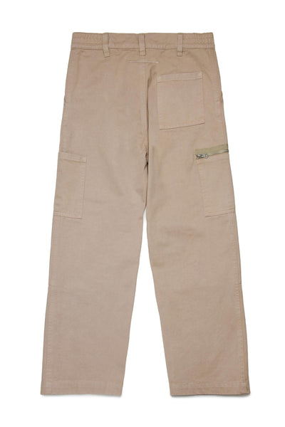 Pantalone cargo beige per bambino MM6 Maison Margiela M60843 M6709 