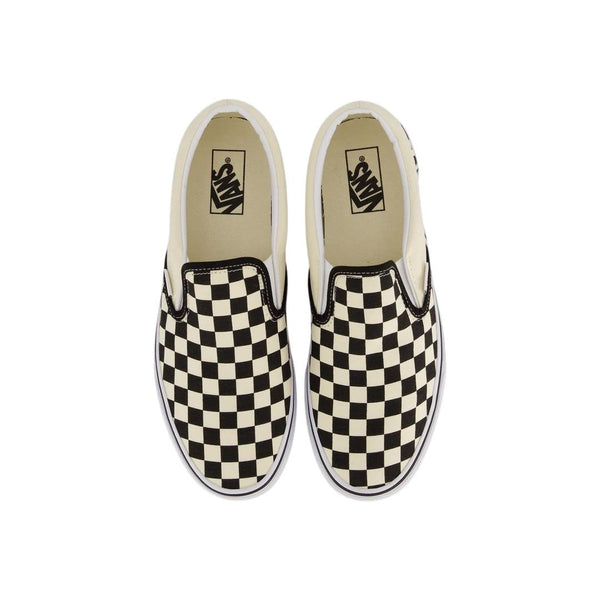 Slip-On nera e bianca per bambini Vans VN000EYBWW1 BLKWH 