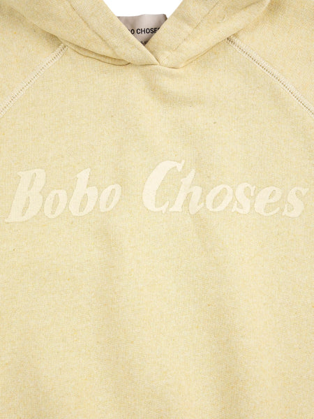Felpa smanicata gialla con logo per neonati e bambini Bobo Choses B126AC055 UNI 