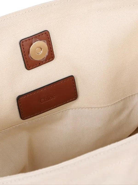 Borsa beige con logo per bambina Chloé C20872 148 