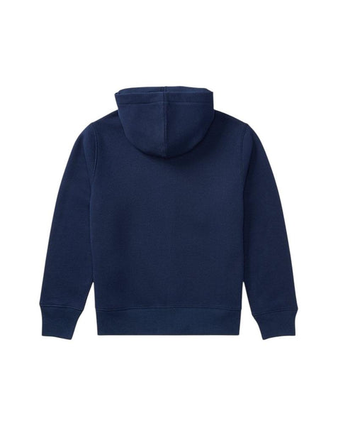 Felpa aperta blu con logo per bambini Ralph Lauren Kids 323547626001 NAVY 