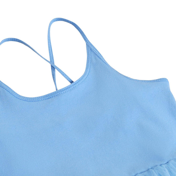 Abito celeste con gonna in tulle per neonata e bambina Molo CITRONA 5637 