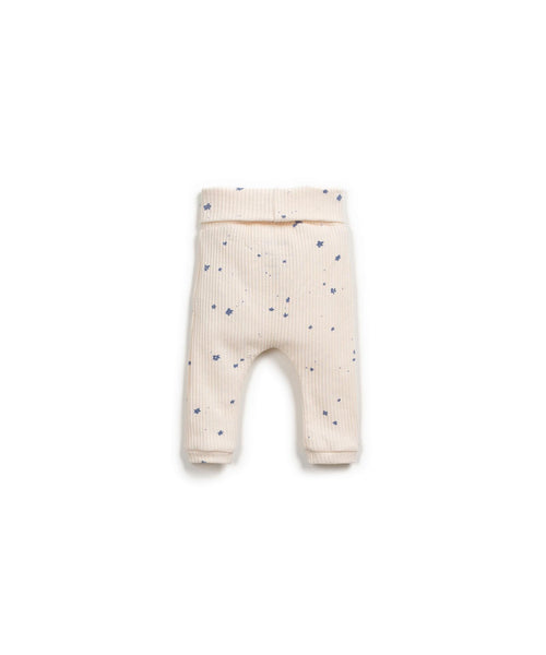 Leggings panna con stampa all over  per neonata Play up 0AR11656 E717N 