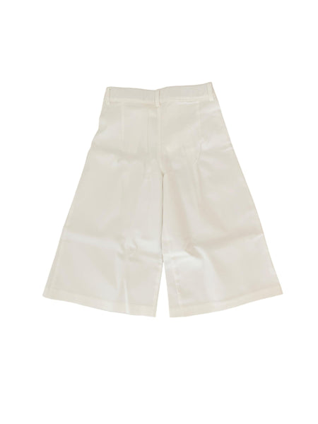 Pantalone palazzo panna per neonata Maperò M33270 PANNA 
