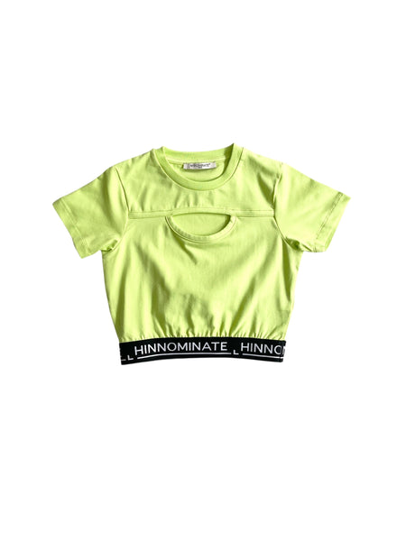 T-shirt cedro con logo per bambina Hinnominate 3646MY00360 CEDRO 