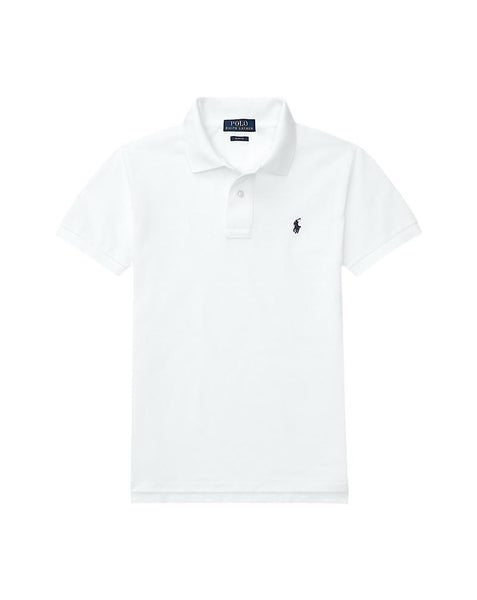 Polo bianca con logo per bambini Ralph Lauren Kids 323547926002 WHITE 