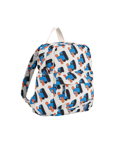 Zaino beige con stampa all over per neonato e bambino Bobo Choses B225AH024 UNI 