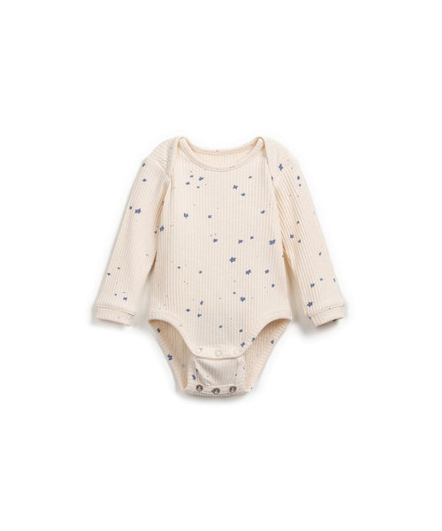 Body panna con stampa all over per neonata Play up 0AR11203 E717N 