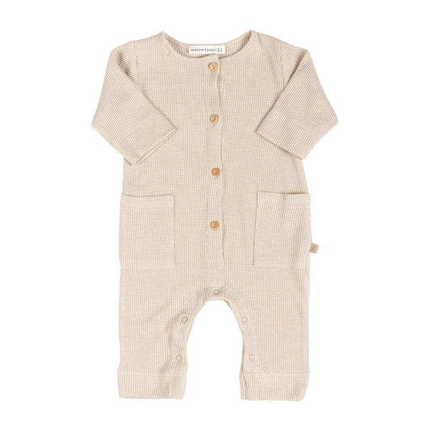 Tutina beige per neonata Bamboom 1156TE00072 ALMOND CREAM 