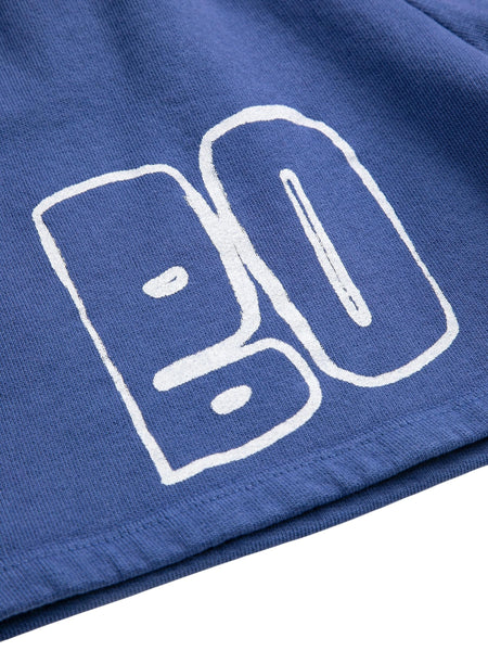 Bermuda blu in felpa con logo per neonato e bambino Bobo Choses B126AC144 UNI 