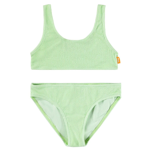 Bikini pistacchio per bambina Molo NOLA CREPE 5610 