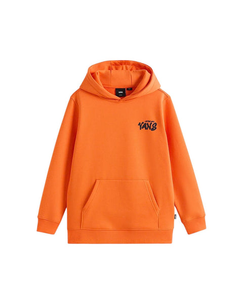 Felpa arancione con logo per bambino Vans VN000VY6FLM1 FLAME 