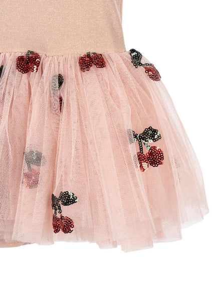 Abito tutu rosa con paillettes per neonata e bambina Konges slojd KS103900 EVENING SAND 