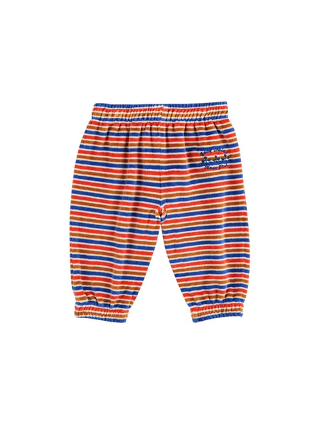 Pantalone in ciniglia a righe multicolor per neonati Bobo Choses B225AB073 UNI 