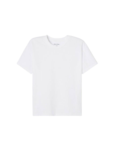 T-shirt bianca per neonati e bambini American Vintage KFIZ02A WHITE 