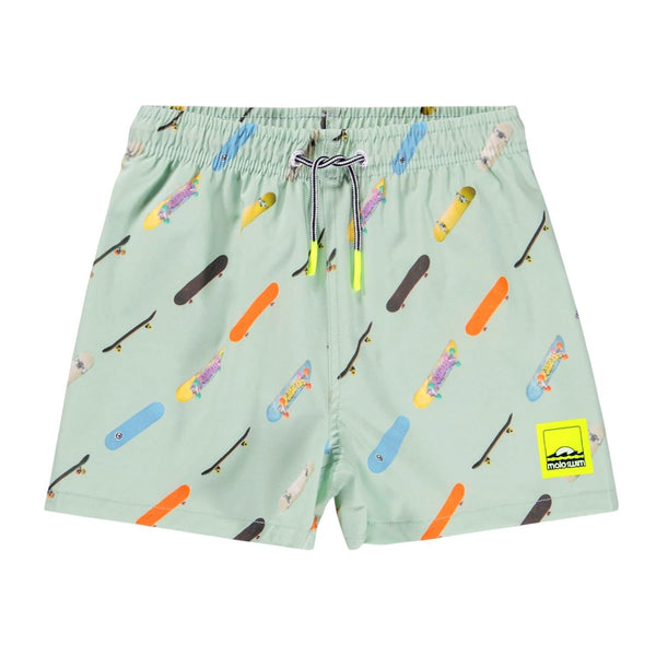 Costume a pantaloncino verde con stampa all over per bambino Molo NIKO 9510 