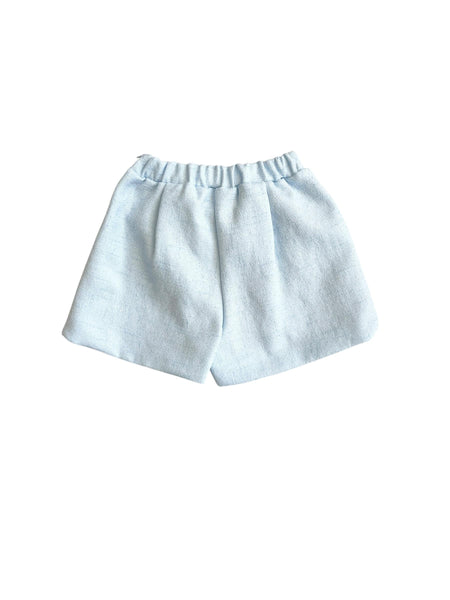 Shorts nuvola con fiocco per neonata e bambina Miss Grant MG1682 NUVOLA 