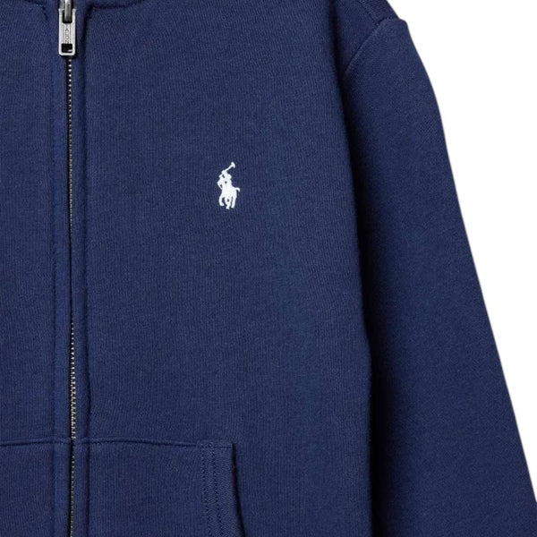 Felpa aperta blu con logo per neonato e bambino Ralph Lauren Kids 322964134002 NEWPORT NAVY 