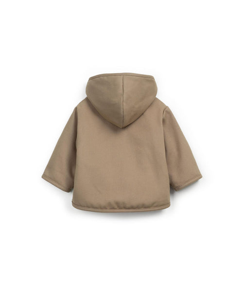 Parka nocciola per neonata Play up 2AR11403 P8082 