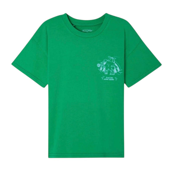 T-shirt verde con logo per bambino American Vintage KFIZ02AIE23 MENTHOL 