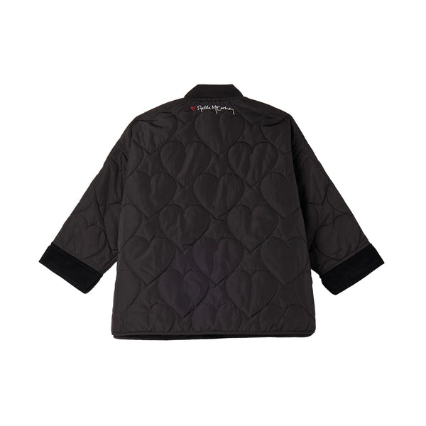 Giubbino nero trapuntato per bambina Stella McCartney kids TX2B97-Z0537 930 