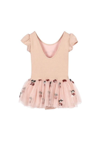 Abito tutu rosa con paillettes per neonata e bambina Konges slojd KS103900 EVENING SAND 