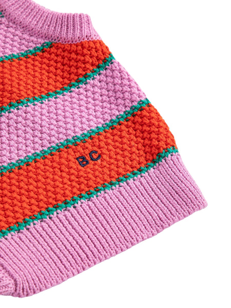 Maglia a righe multicolor per neonata e bambina Bobo Choses B126AC116 UNI 