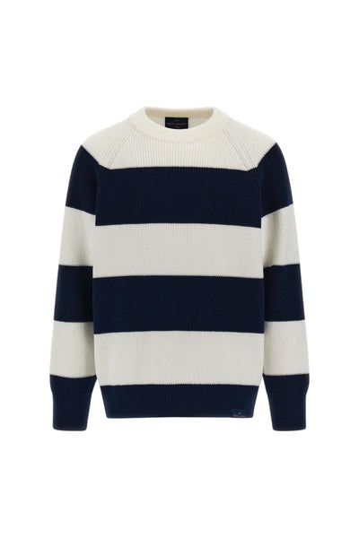 Maglia a righe bianche e blu  per bambino Paul & Shark WUW001-LHE85 86611 