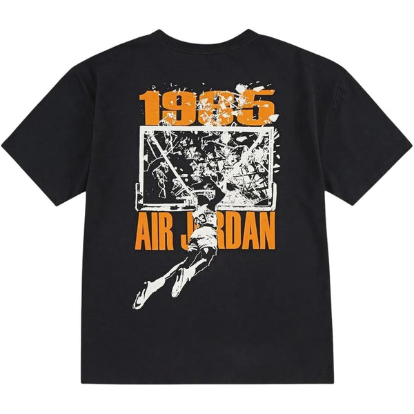 T-shirt nera con stampe per bambino Jordan 95F059 G0T 