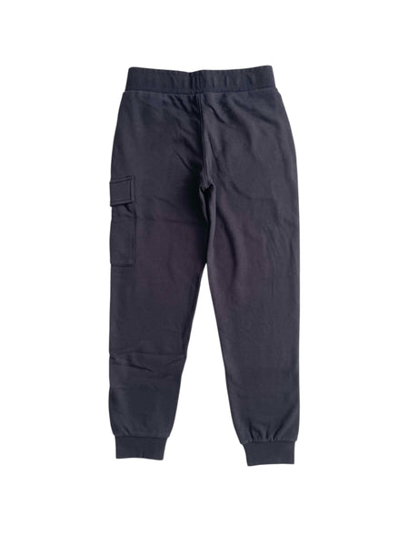 Pantalone cargo in felpa nero con logo per bambino C.P. Company CPP002-LCA69 60100 