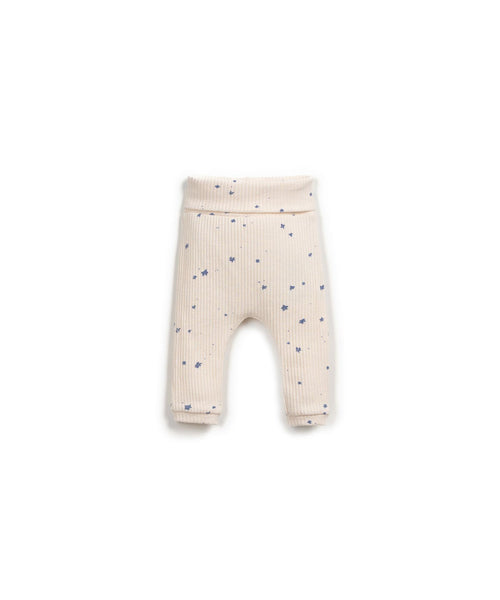 Leggings panna con stampa all over  per neonata Play up 0AR11656 E717N 