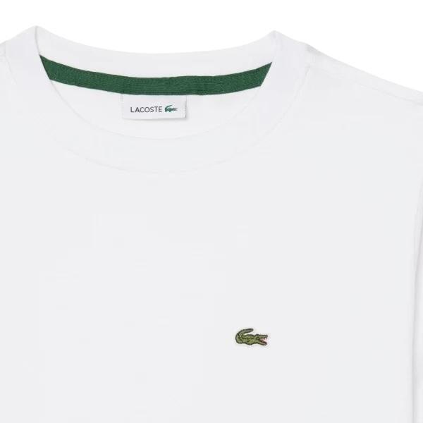 T-shirt bianca con logo per bambino Lacoste 947025 W8L 