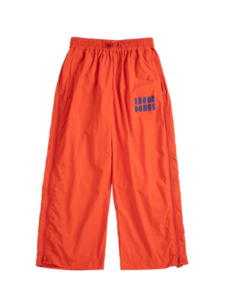 Pantalone rosso con logo per neonati e bambini Bobo Choses B126AC149 UNI 