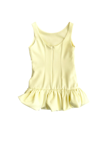Abito giallo per bambina Lulù by Miss Grant LL4247 GIALLO 