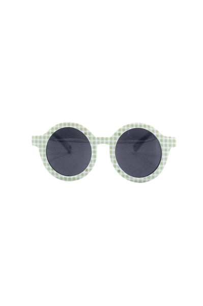 Occhiali da sole check verde per neonati Bamboom 894 437 