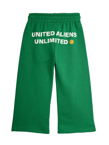 Pantalone in felpa verde per neonati e bambini Mini Rodini 2623014475 GREEN 
