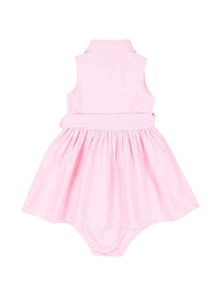 Abito chemisier rosa con cintura per neonata Ralph Lauren Kids 310969058002 BATH PINK 