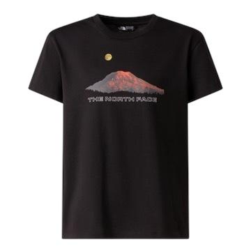 T-shirt nera con logo per bambini The North Face NF0A8G1UJK3 JK31 
