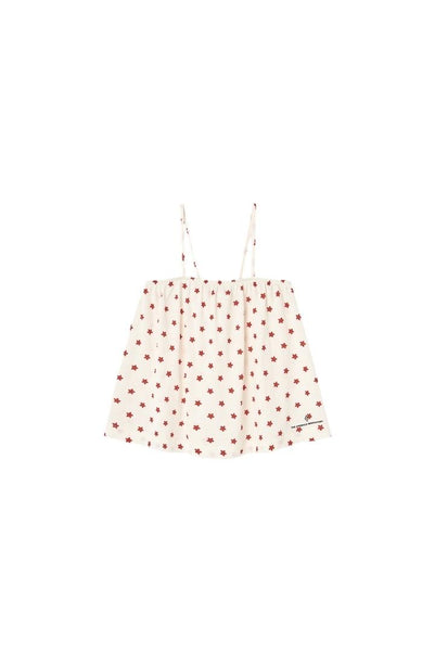 Top panna con stampa all over per bambina The Animals Observatory S26007 221_AR 
