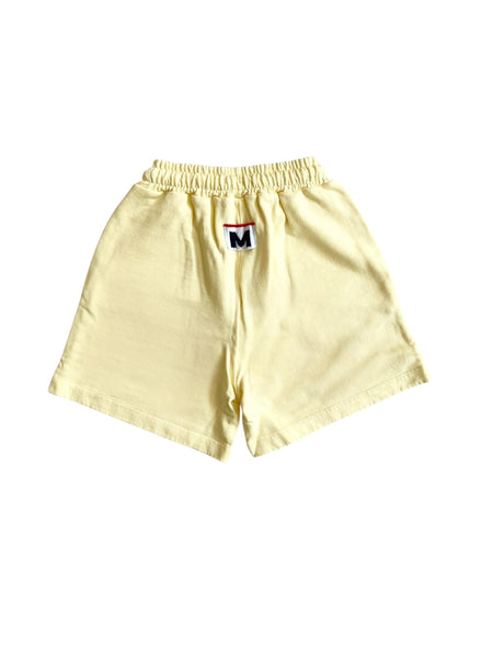 Bermuda giallo in felpa per bambini Msgm S6MSJUBE054 MS075 
